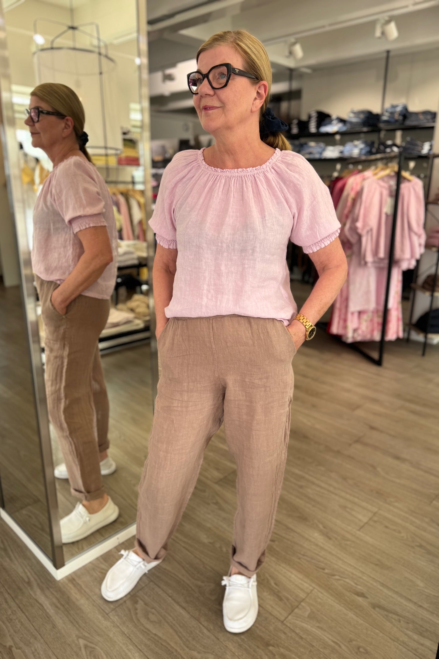 Claire Woman - housut - ruskea