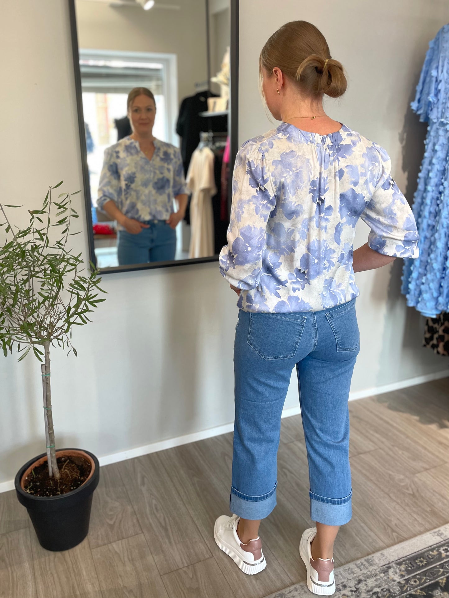 Claire Woman - pusero - sininen/printti