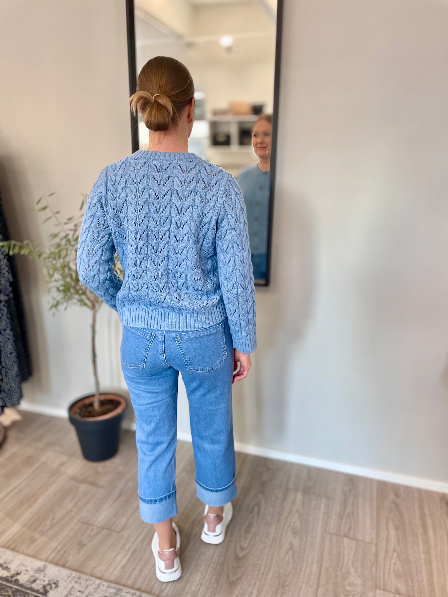 Blue Sportswear - neuletakki - vaaleansininen