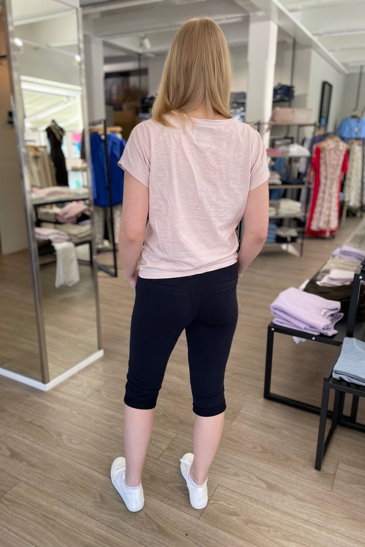 Blue Sportswear - caprihousut - tummansininen