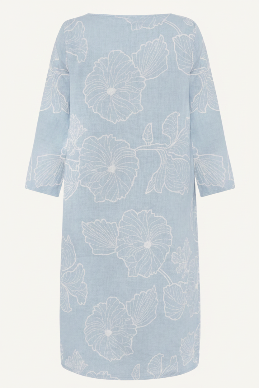 Claire Woman - mekko - vaaleansininen/kukkakuosi
