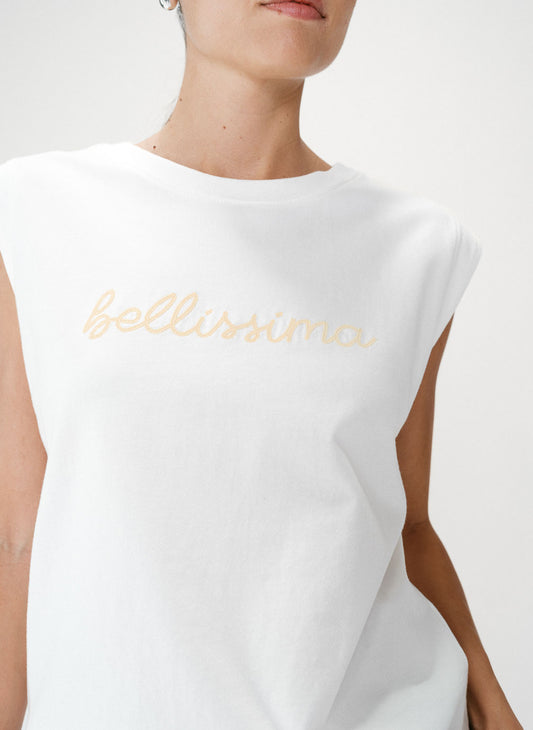 Grace & Mila - T-paita - valkoinen/keltainen