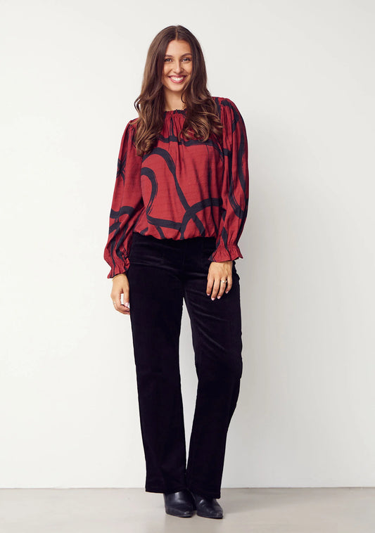 ISay - pusero - punainen/musta