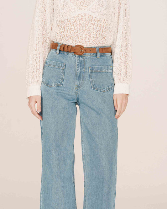 Grace & Mila - vyö - ruskea