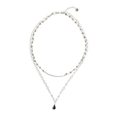 A Beautiful Story - kaulakoru - Labradorite/Garnet