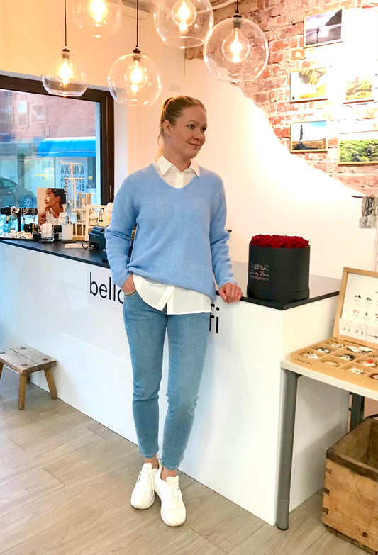 Mos Mosh - farkut - vaaleansininen