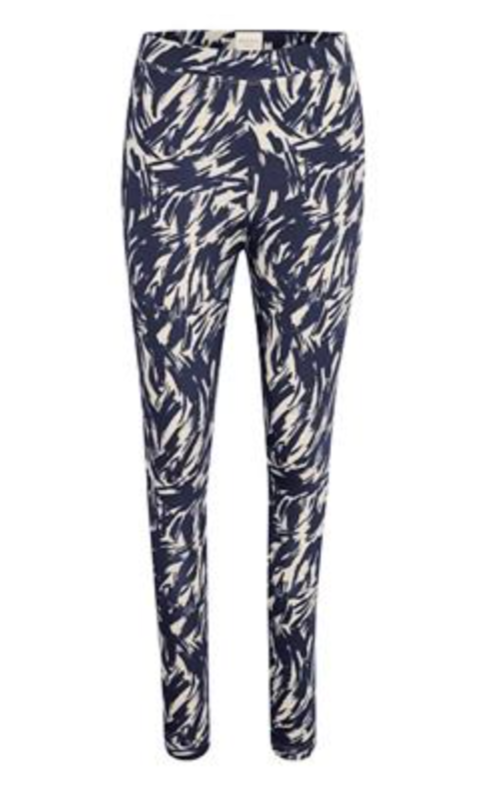 Part Two - legginsit - tummansininen/kuvio